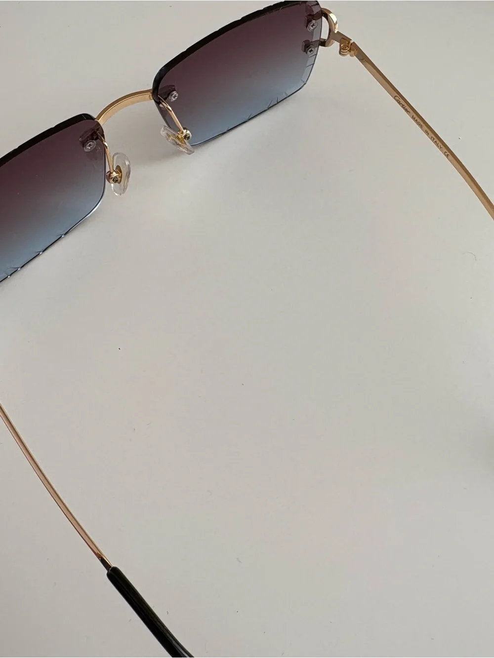 Rimless Gradient Sunglasses